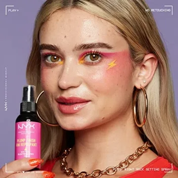 NYX Plump Finish Makeup Setting Spray for Long-Lasting Glow
