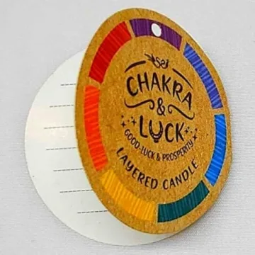 Chakra & Luck Seven Layer Candle to Enhance Meditation