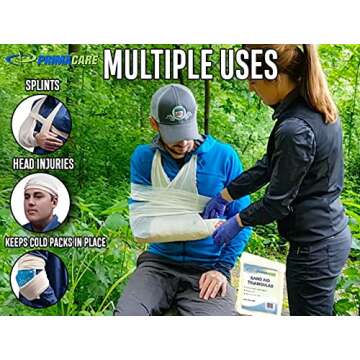 Primacare First Aid Triangular Splint Bandage Pack of 12