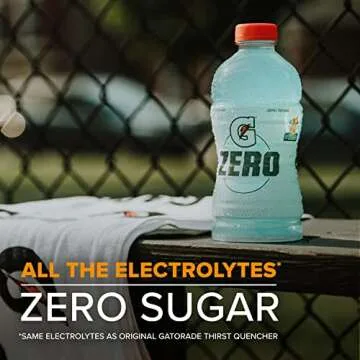 Gatorade Zero Sugar Thirst Quencher, Glacier Cherry, 20 Fl Oz (Pack of 12)
