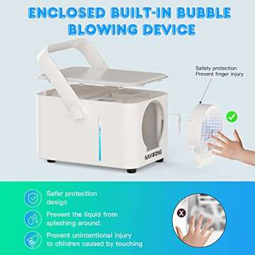 Automatic Bubble Machine for Kids, Parties & More