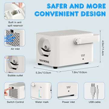 Automatic Bubble Machine for Kids, Parties & More