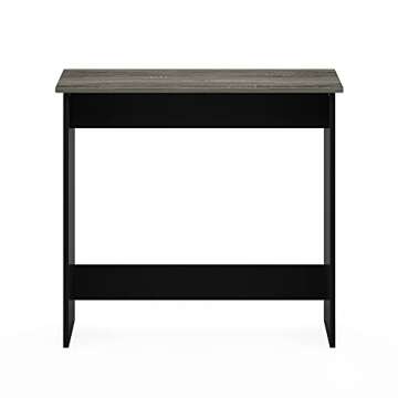 FURINNO Simplistic Study Table For Residential Use, French Oak Grey, 15.5 in x 31.5 in x 29.75 in (D x W x H)