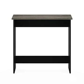 FURINNO Simplistic Study Table For Residential Use, French Oak Grey, 15.5 in x 31.5 in x 29.75 in (D x W x H)