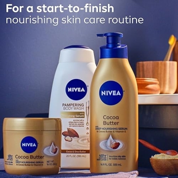 NIVEA Cocoa Butter Body Cream for Dry Skin - 16oz