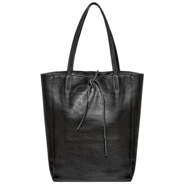 TAKEASY Genuine Leather Tote Bag for Women | Stylish Travel Handbag