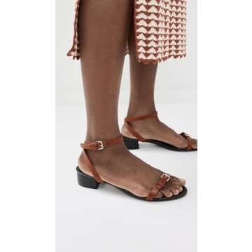 Stylish SCHUTZ Women's Aurora Block Heels in Brown