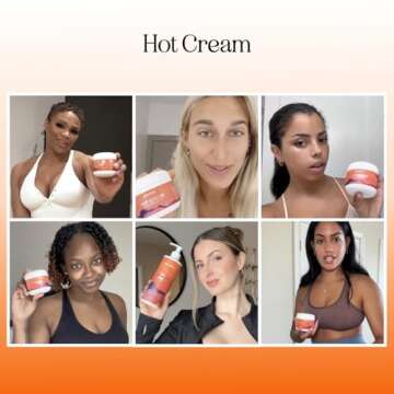 Premium Hot Cream Sweat Enhancer - Firming Body Lotion for Women and Men and Body Sculpting Cellulit...