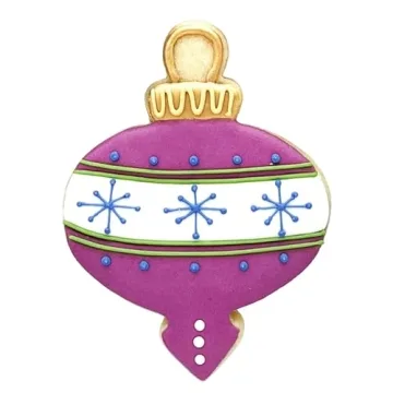 Christmas Finial Ornament Cookie Cutter Made in USA by Ann Clark