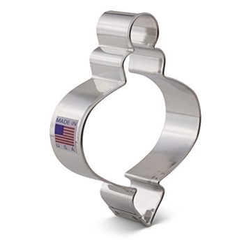 Christmas Finial Ornament Cookie Cutter Made in USA by Ann Clark