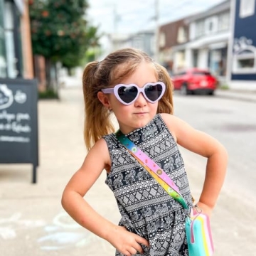 Unbreakable Toddler Heart Sunglasses – Polarized & Safe
