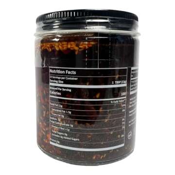 CHiNGONAs Salsa Macha - Authentic Gourmet Chili Crunch Sauce, 6 oz