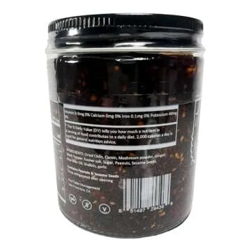 CHiNGONAs Salsa Macha - Gourmet Vegan Chili Crunch Sauce