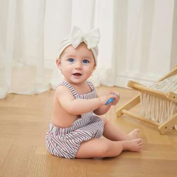 doublebabyjoy Newborn Baby 1 Piece Romper - Unisex Bodysuit for Summer Fun