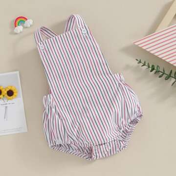 doublebabyjoy Newborn Baby Romper: Stylish & Comfy Jumpsuit