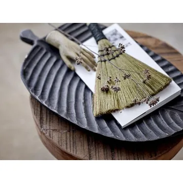 Creative Co-Op Whisk Brooms Set of 4 for Home Cleaning