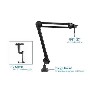 Samson MBA38-38” Microphone Boom Arm for Podcasting and Streaming (MBA38)