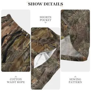 Ollabaky Women's Camo Pajama Shorts for Relaxation