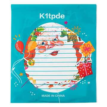 K1tpde 12PCS Vintage Christmas Cutout Home Decoration, Santa Claus Snowman Cutout Decor, Large Size Christmas Cutouts Cardstock, Retro Christmas Cut-Outs Cardboard, Winter Holiday Party Decorations