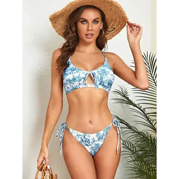 Stylish ZAFUL Women's Toile String Bikini Set for Summer Fun