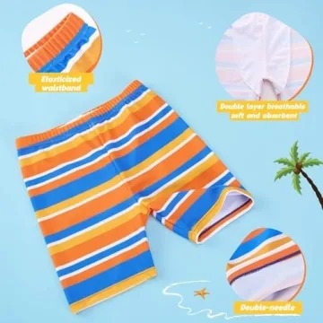 Boys Truck Swimsuit Set - Quick Dry & Fun Design