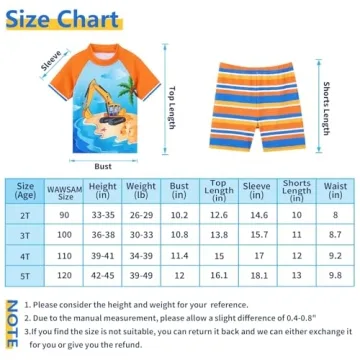 Boys Truck Swimsuit Set - Quick Dry & Fun Design