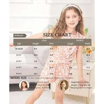 Arshiner Toddler Summer Outfit Set with Pockets for Kids