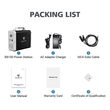 MAXOAK EB150 1500Wh Portable Power Station for Outdoors