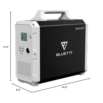 MAXOAK EB150 1500Wh Portable Power Station for Outdoors