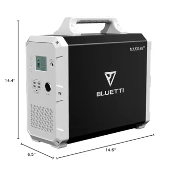 MAXOAK EB150 1500Wh Portable Power Station for Outdoors