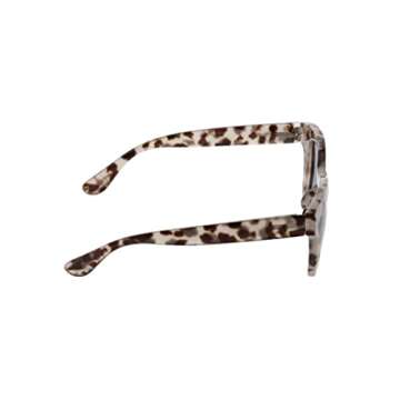 Peepers by PeeperSpecs Oprah's Favorite Women's Center Stage Oversized Blue Light Blocking Reading Glasses - Gray Tortoise +1.00