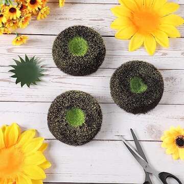 Buy Zeyune 10 Pcs Sunflower Centers for DIY Crafts