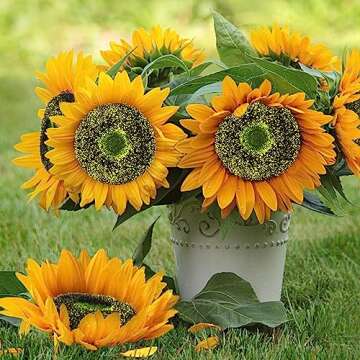 Buy Zeyune 10 Pcs Sunflower Centers for DIY Crafts