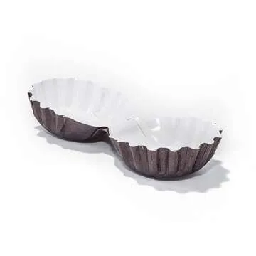 Decony Sous Vide Egg Bites Mold- 20 Pcs Dual Cup Egg Bite Molds (6 x 3 x 1.3inches)- Free Standing Double Sous Vide Egg Bite Mold for Oven, Microwave- Non Stick Egg Tart Molds for Baking