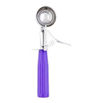 Restaurantware-Met Lux 0.86 Ounce Portion Scoop, 1 Trigger Release Cookie Scoop - With Orchid Handle...
