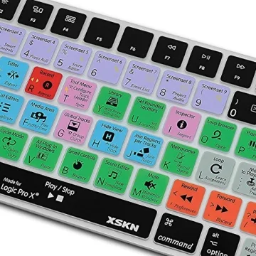 XSKN Logic Pro X Shortcut Silicone Keyboard Skin