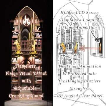 Dolphin Island DIY Book Nook Kit with Magic and Lighting