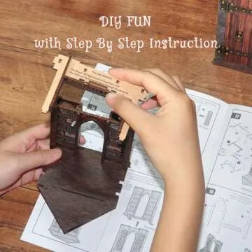 Dolphin Island DIY Book Nook Kit with Magic and Lighting