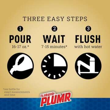 Liquid-Plumr Pro-Strength Clog Destroyer Gel with PipeGuard, Liquid Drain Cleaner - 32 Ounces (Package May Vary)