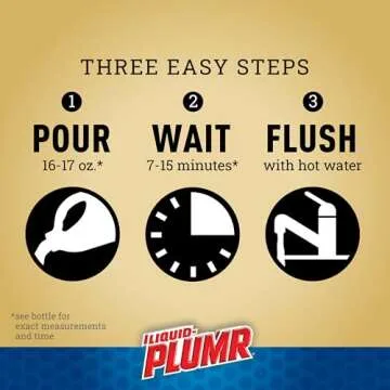 Liquid-Plumr Pro-Strength Clog Destroyer Gel with PipeGuard, Liquid Drain Cleaner - 32 Ounces (Package May Vary)