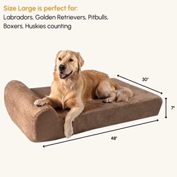Big Barker Orthopedic Dog Bed for Large Dogs - 10-Year Warranty