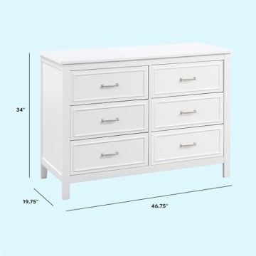 DaVinci Charlie 6-Drawer Dresser for Baby and Kids