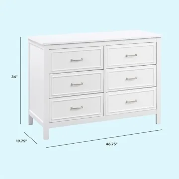DaVinci Charlie 6-Drawer Dresser for Baby and Kids