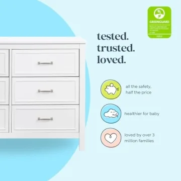 DaVinci Charlie 6-Drawer Dresser for Baby and Kids
