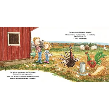 Turkey Goes to School Kids Storybook for Ages 3-7