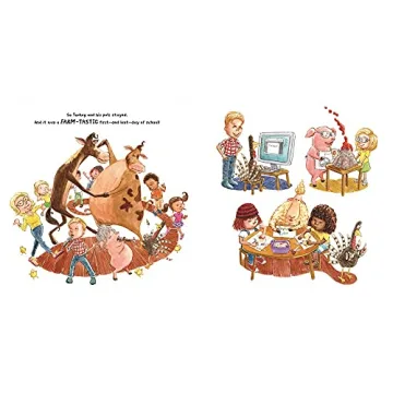 Turkey Goes to School Kids Storybook for Ages 3-7