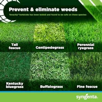 Syngenta Tenacity Herbicide - Pre-Emergent and Post-Emergent Weed Control, 8-oz. Liquid Weed Killer for Lawns and Turf Grasses, Active Ingredient Mesotrione Herbicide