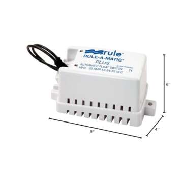 Rule 40A Rule-A-Matic Plus Bilge Pump Float Switch - Reliable Performance with Rugged Protection