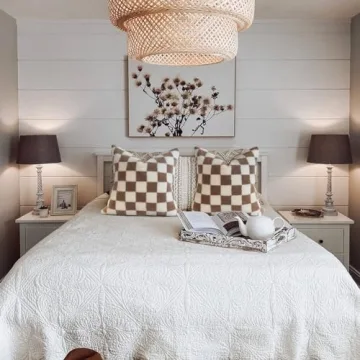 AmHoo Soft Checkerboard Decorative Pillow Covers