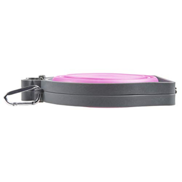 Collapsible Double Diner Portable Dog Bowl for Travel